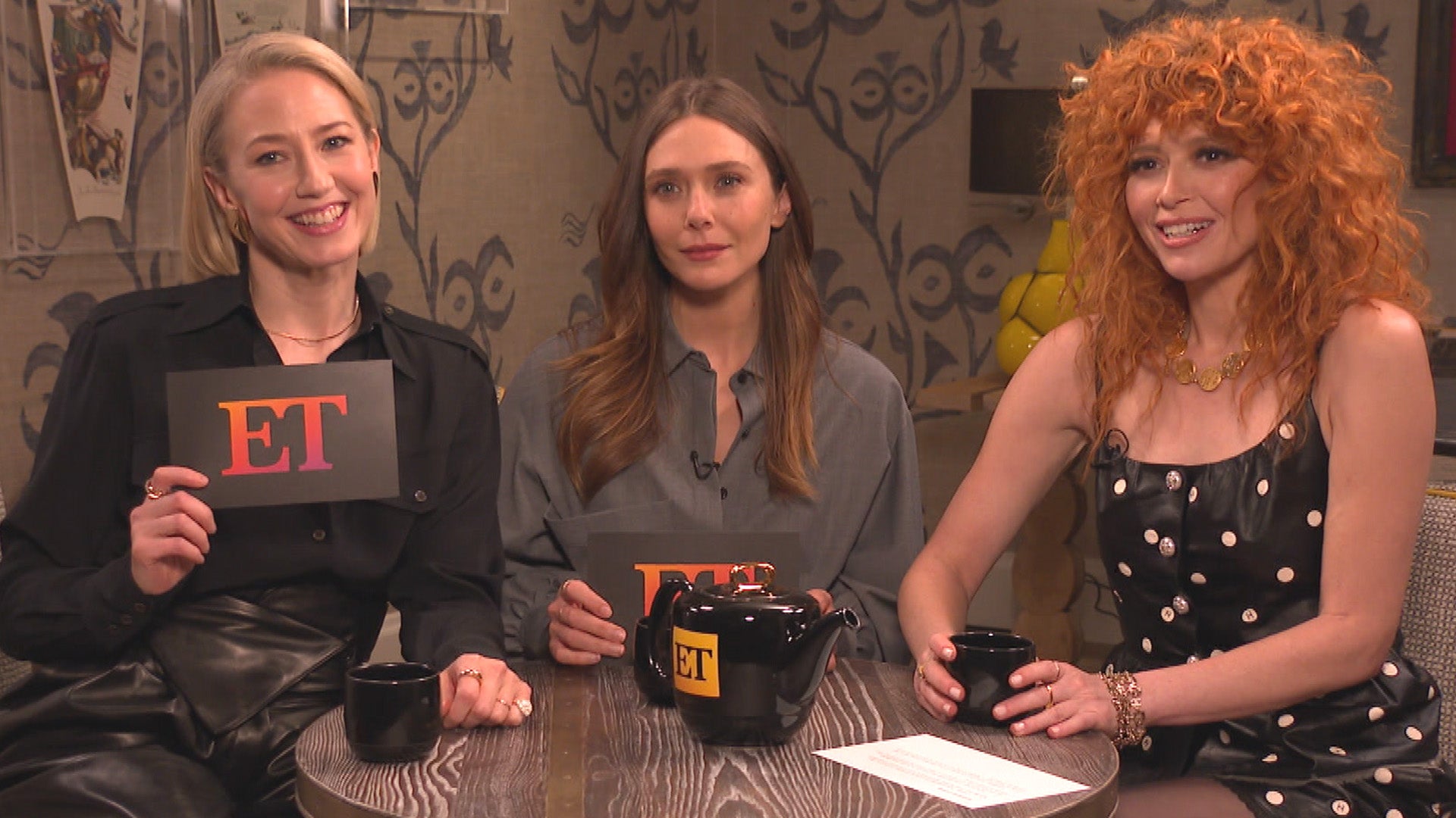 Carrie Coon, Elizabeth Olsen and Natasha Lyonne Spill the ETea on ‘His Three Daughters’